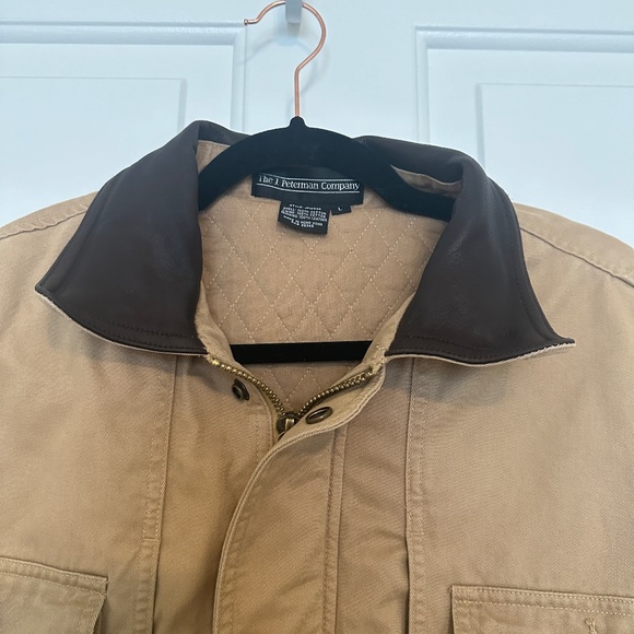 Vintage Quilted Canvas & Leather Utility Vest - J Peterman Company - Picture 7 of 9